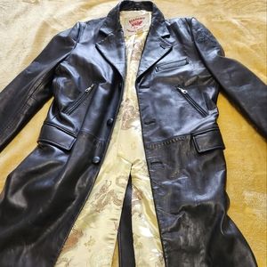Parasuco Leather Trench coat